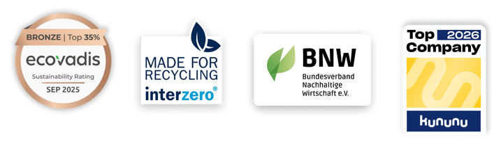 Diverse Siegel von Umweltverbänden/Auszeichnungen